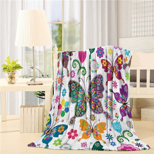 Butterfly CL1208110MD Sherpa Fleece Blanket