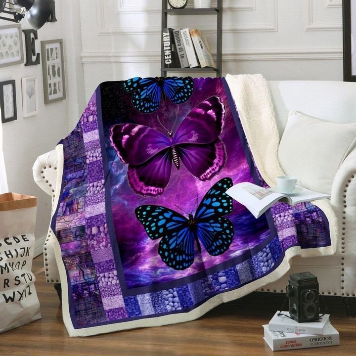 Butterfly CL170805MD Sherpa Fleece Blanket