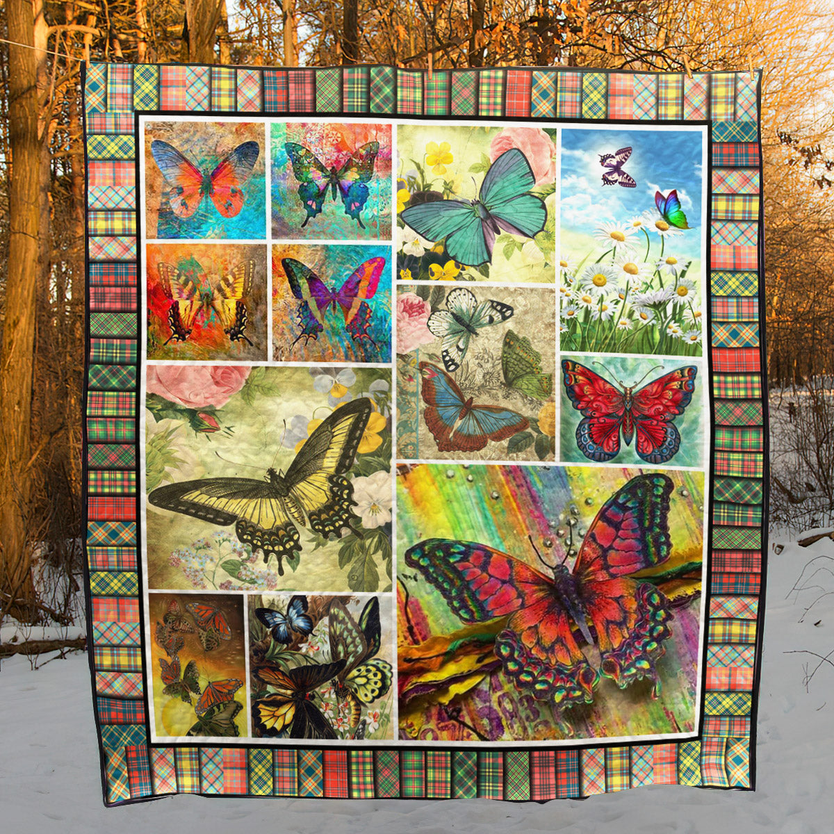 Butterfly CL28100193MDQ Quilt Blanket