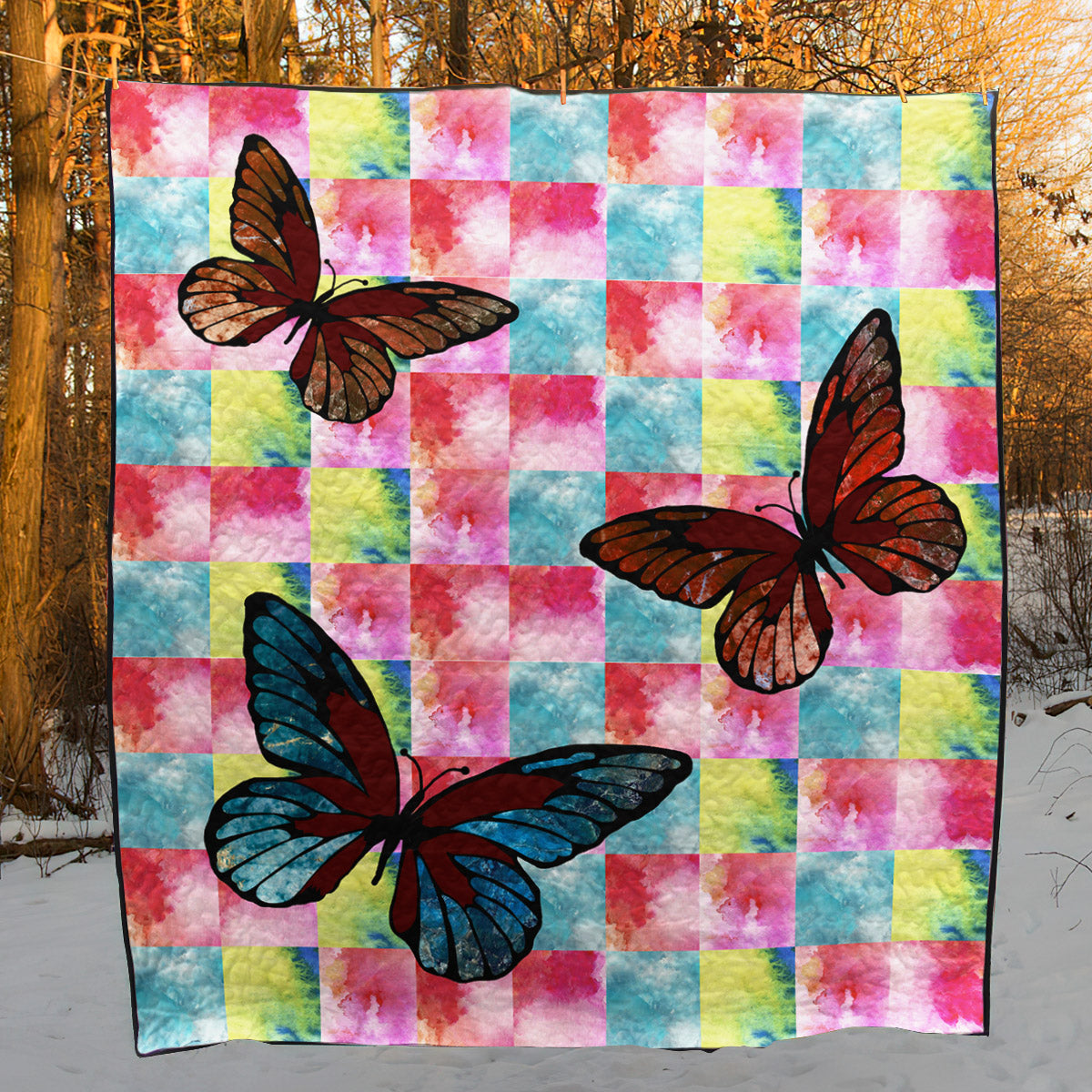 Butterfly CLA0411116Q Quilt Blanket