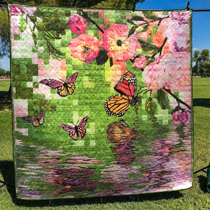 Butterfly CLA0511150Q Quilt Blanket