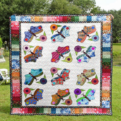 Butterfly CLA0710145Q Quilt Blanket