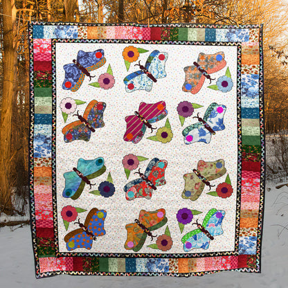 Butterfly CLA0710145Q Quilt Blanket