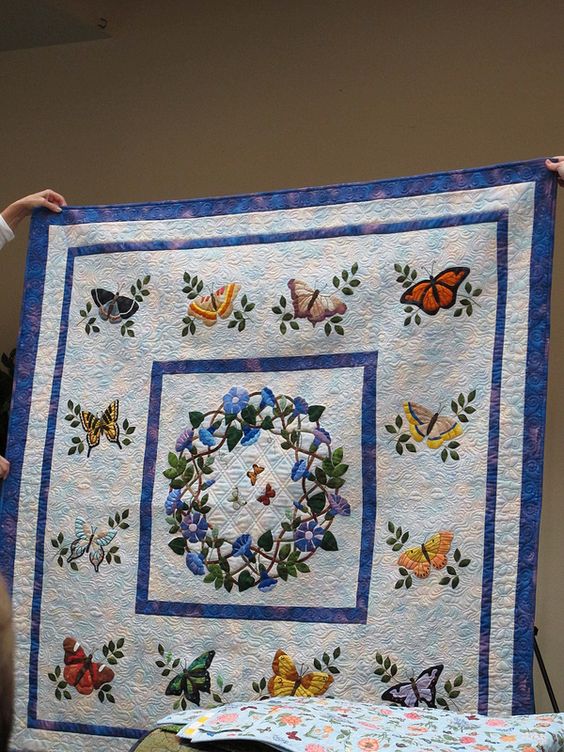 Butterfly CLA0910097Q Quilt Blanket