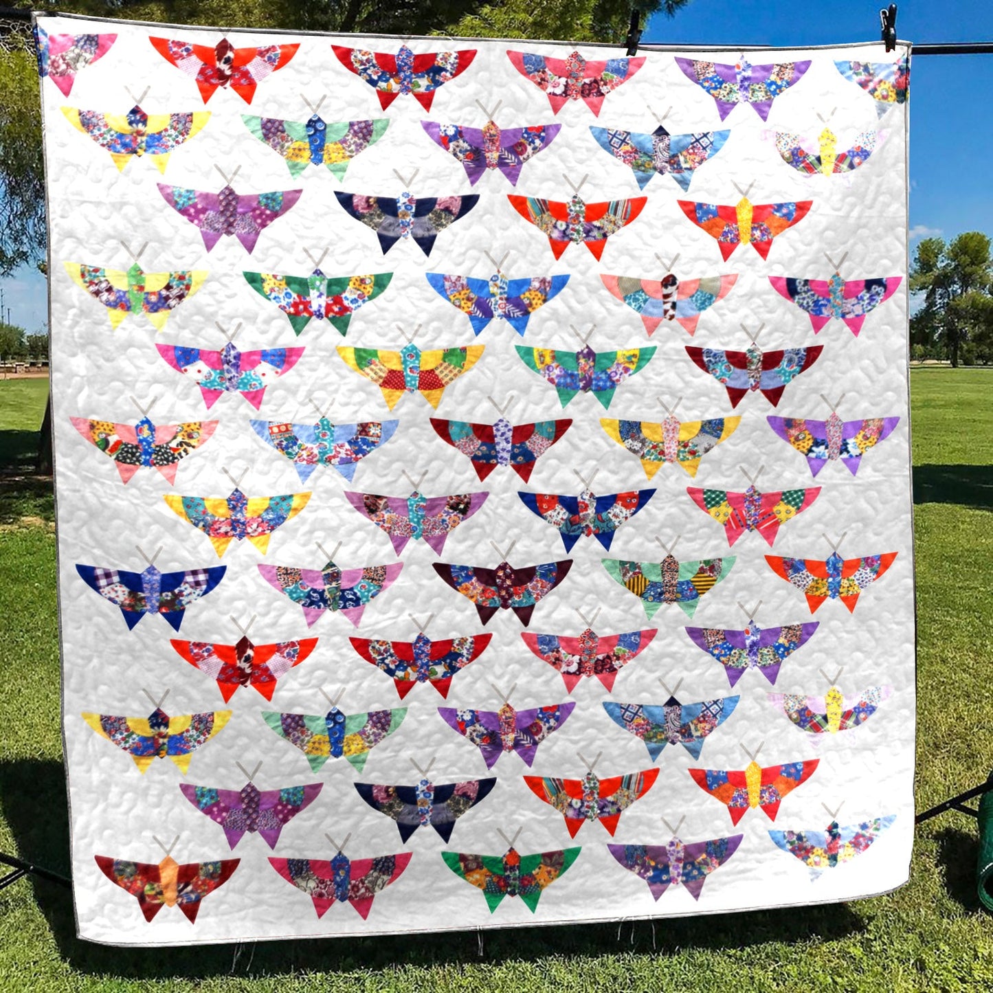 Butterfly CLA1110032Q Quilt Blanket