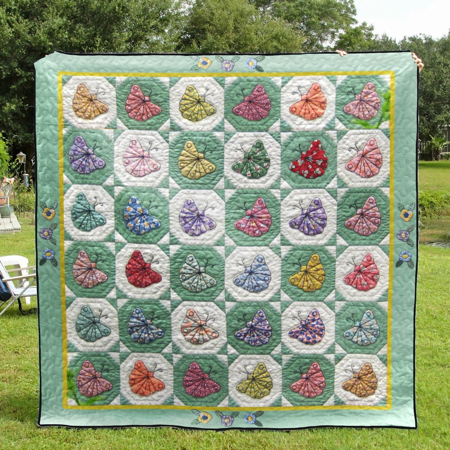 Butterfly CLA1210044Q Quilt Blanket