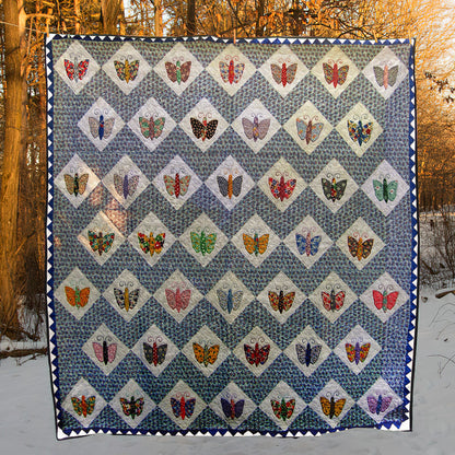 Butterfly CLA1210045Q Quilt Blanket