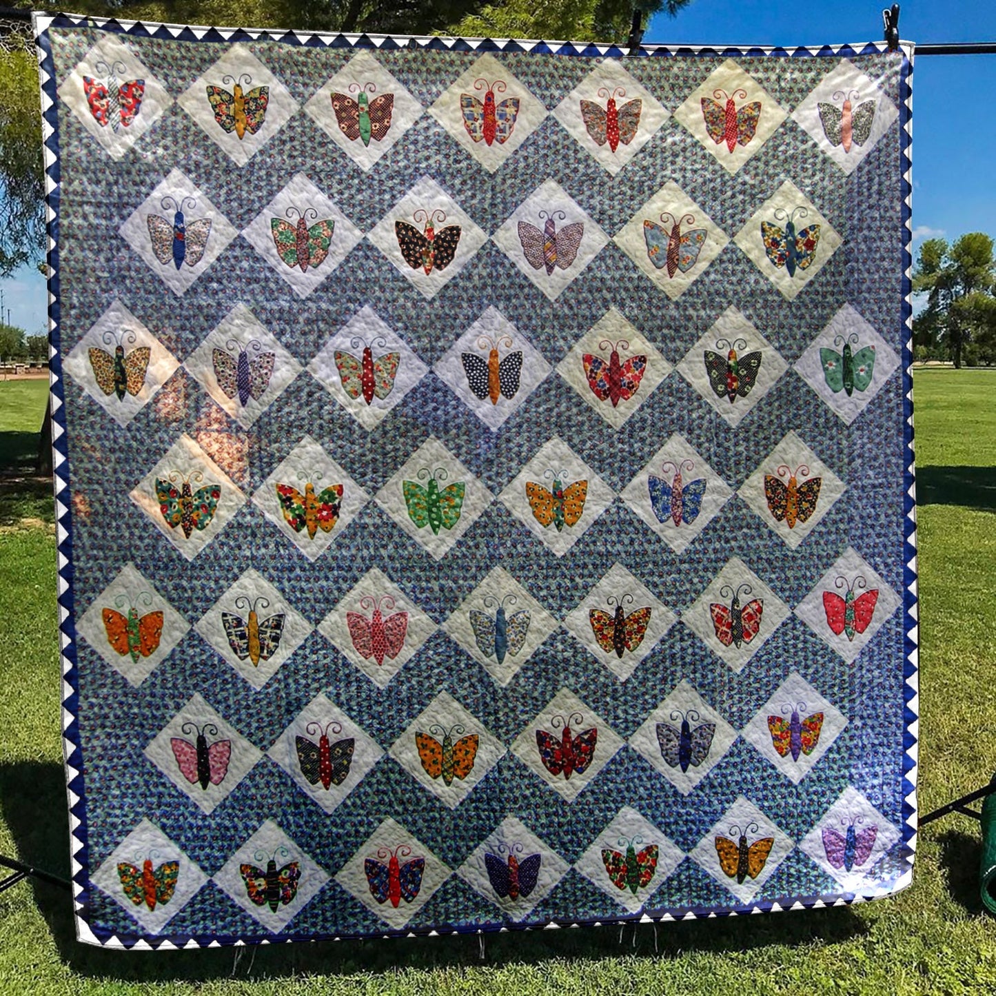 Butterfly CLA1210045Q Quilt Blanket