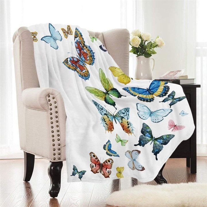 Butterfly CLA140810 Sherpa Fleece Blanket