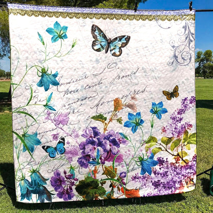 Butterfly CLA1710077Q Quilt Blanket