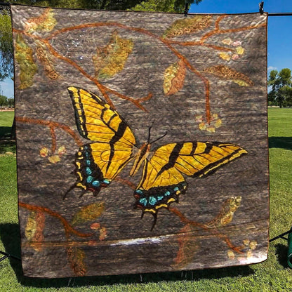 Butterfly CLA290617 Quilt Blanket