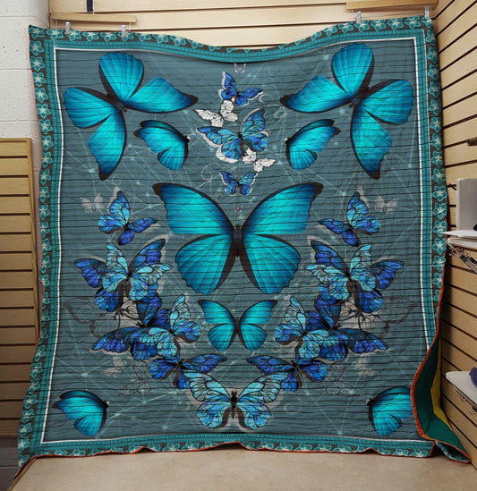 Butterfly CLA2910071Q Quilt Blanket