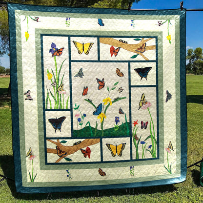 Butterfly CLM030712 Quilt Blanket