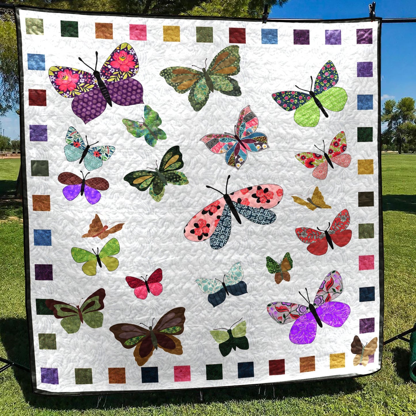 Butterfly CLM0910024 Art Quilt