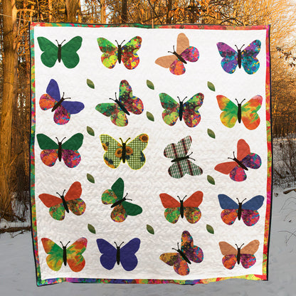 Butterfly CLP020707 Quilt Blanket