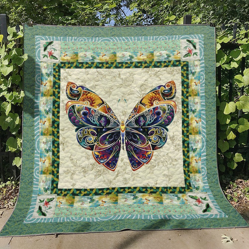 Butterfly D010709 Quilt Blanket