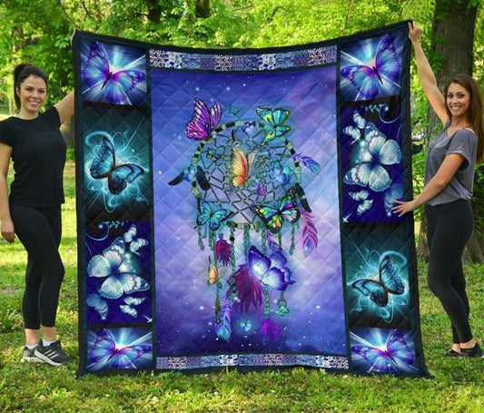 Butterfly Dreamcatcher CLA0810055Q Quilt Blanket