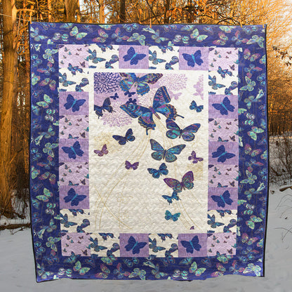 Butterfly Fantasia CLA2711176Q Quilt Blanket