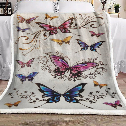 Butterfly HN190912F Sherpa Fleece Blanket