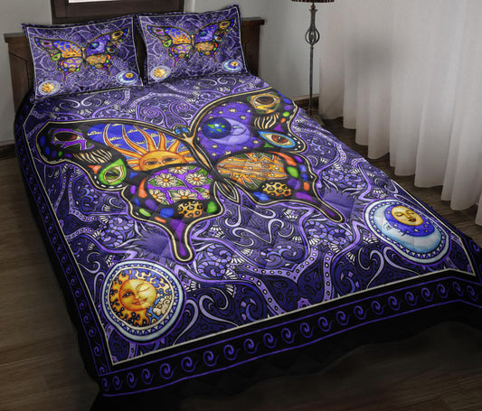 Butterfly Hippie Quilt Bedding Set ND270901