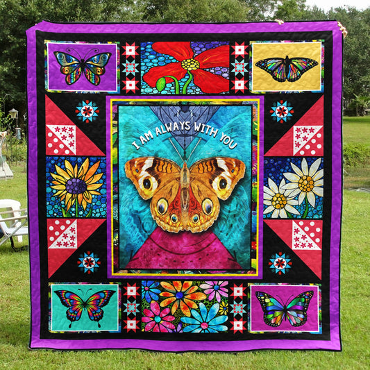 Butterfly I Am Always With You Hippie Quilt Blanket TL050701Y