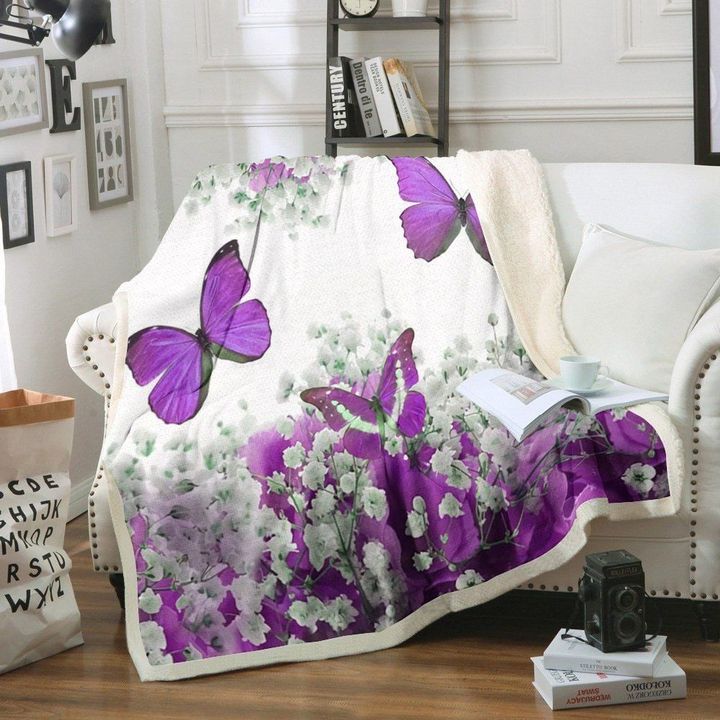 Butterfly NT150813F Sherpa Fleece Blanket