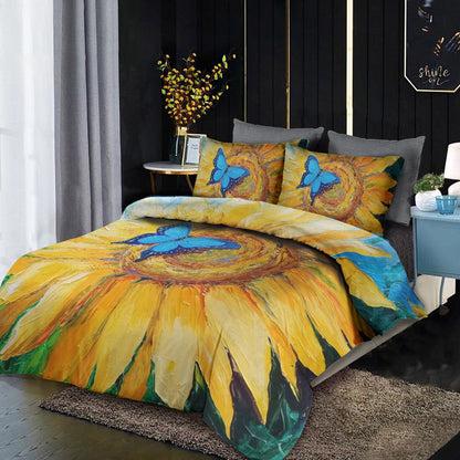 Butterfly On Sunflower TN200819TB Bedding Sets