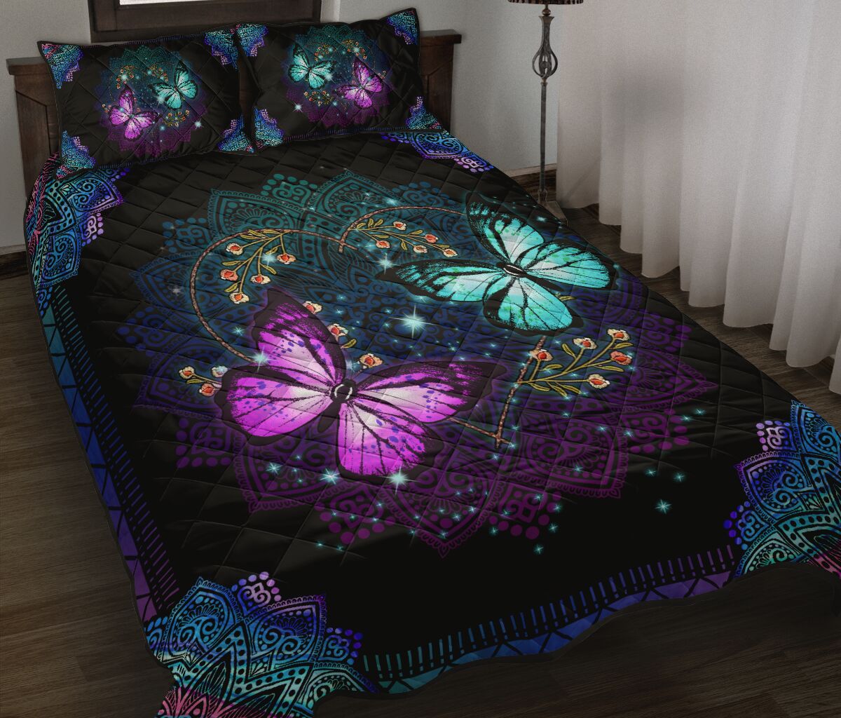 Butterfly Quilt Bedding Set CLH1409002