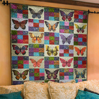 Butterfly Art Quilt HM151001T