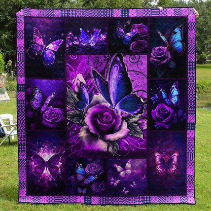 Butterfly Art Quilt HN081104T