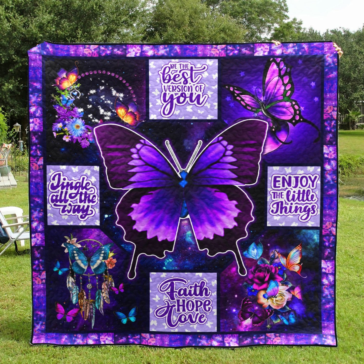 Butterfly Quilt Blanket HN281003T