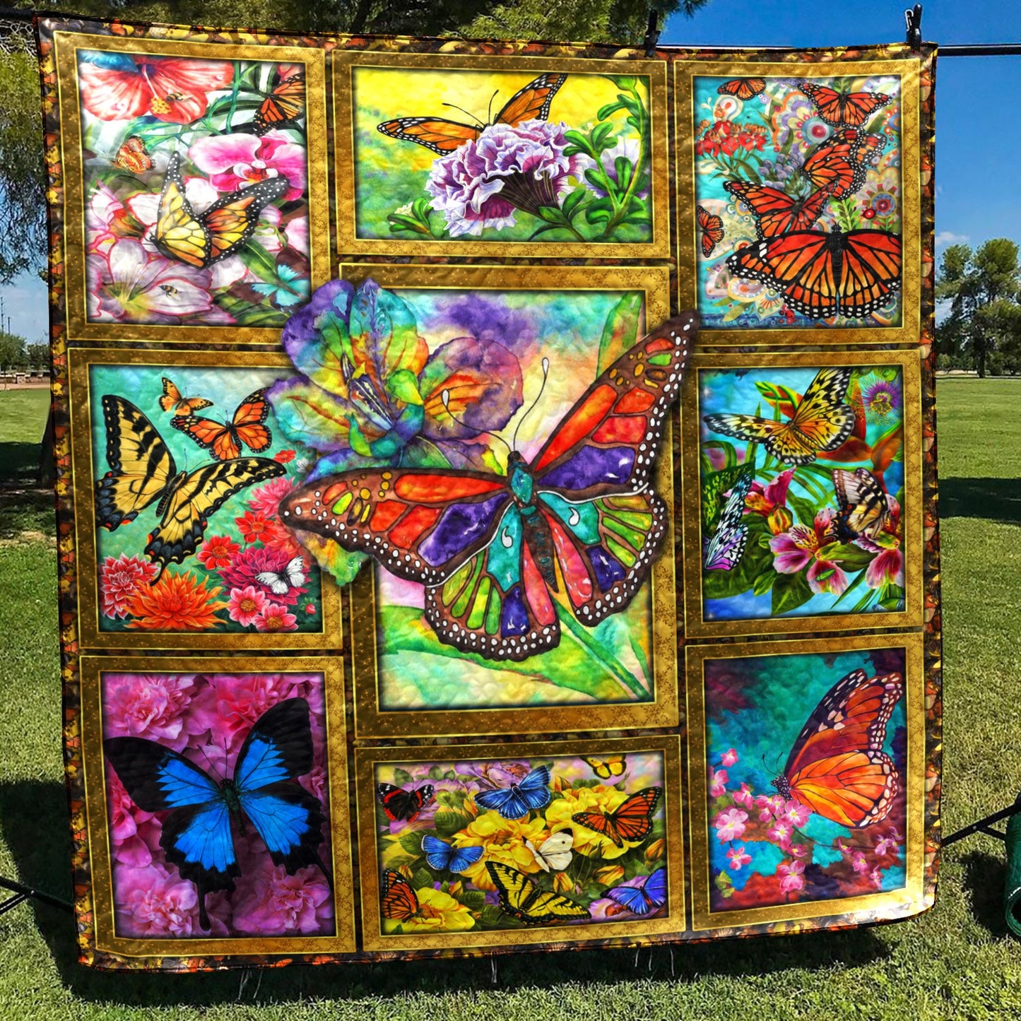 Butterfly TD20110428 Quilt Blanket