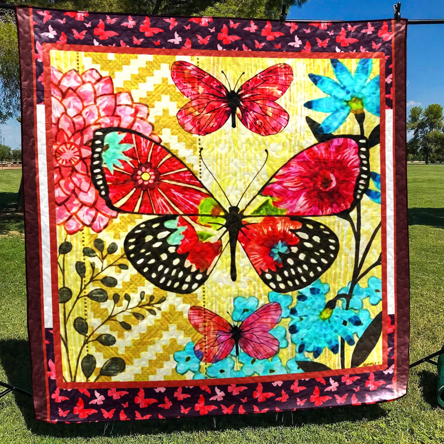 Butterfly TD2809134 Quilt Blanket