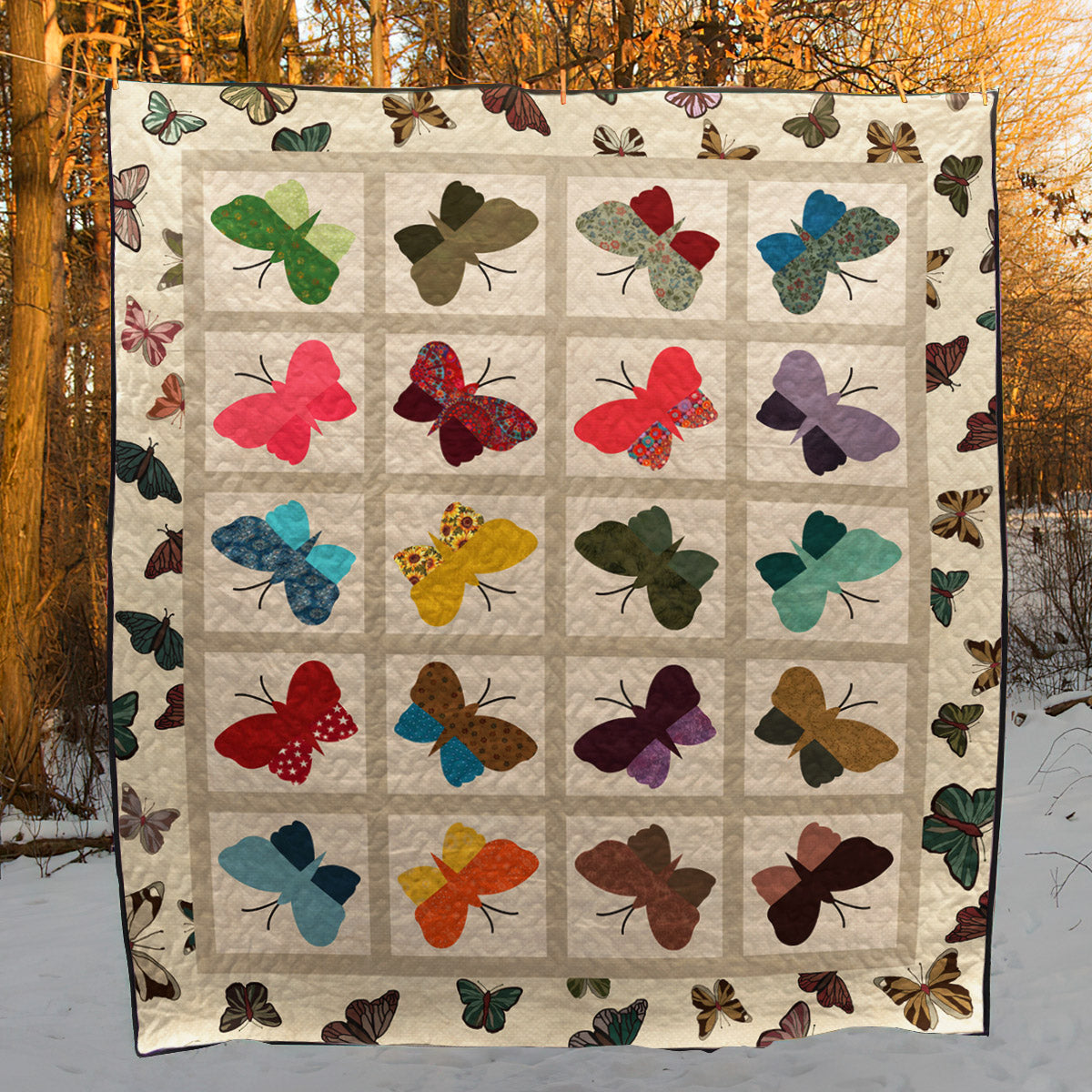 Butterfly YH3110411 Quilt Blanket