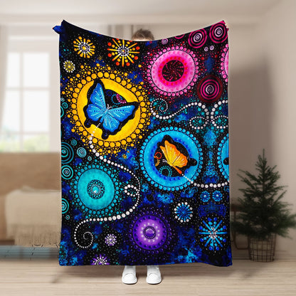 Butterfly BL200810F Sherpa Fleece Blanket