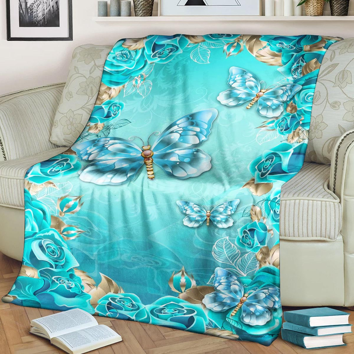 Butterfly BL260823F Sherpa Fleece Blanket