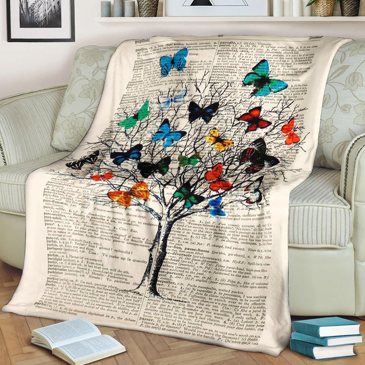 Butterfly BL260826F Sherpa Fleece Blanket