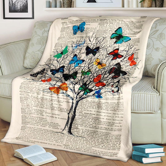 Butterfly BL260826F Sherpa Fleece Blanket