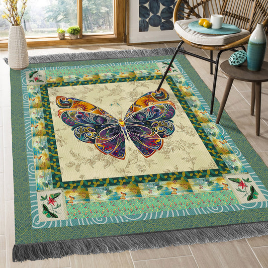 Butterfly BT1410028O Decorative Floor-cloth