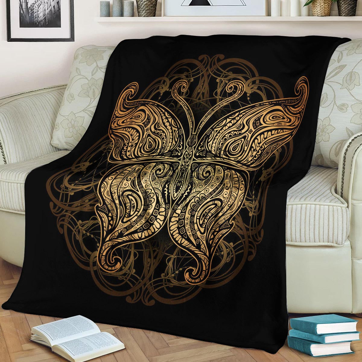 Butterfly BT170814F Sherpa Fleece Blanket