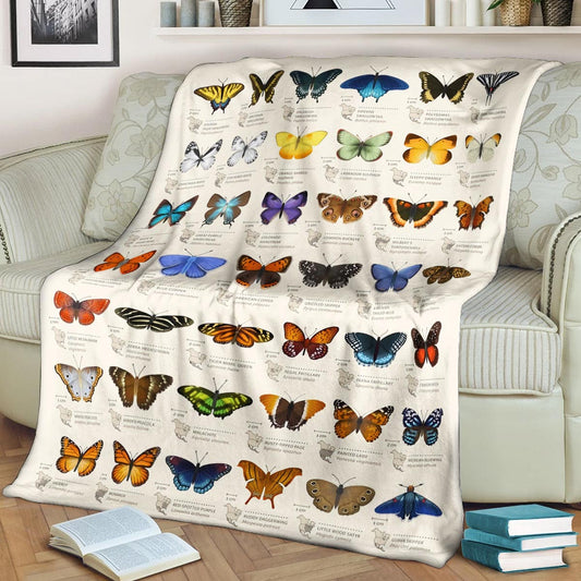 Butterfly BT300823F Sherpa Fleece Blanket