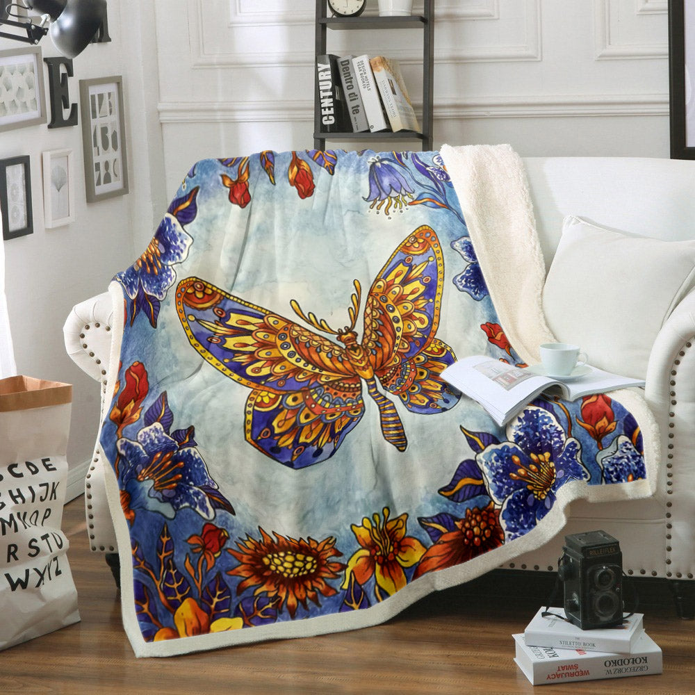 Butterfly CG050914TT Sherpa Fleece Blanket
