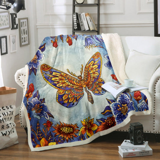 Butterfly CG050914TT Sherpa Fleece Blanket