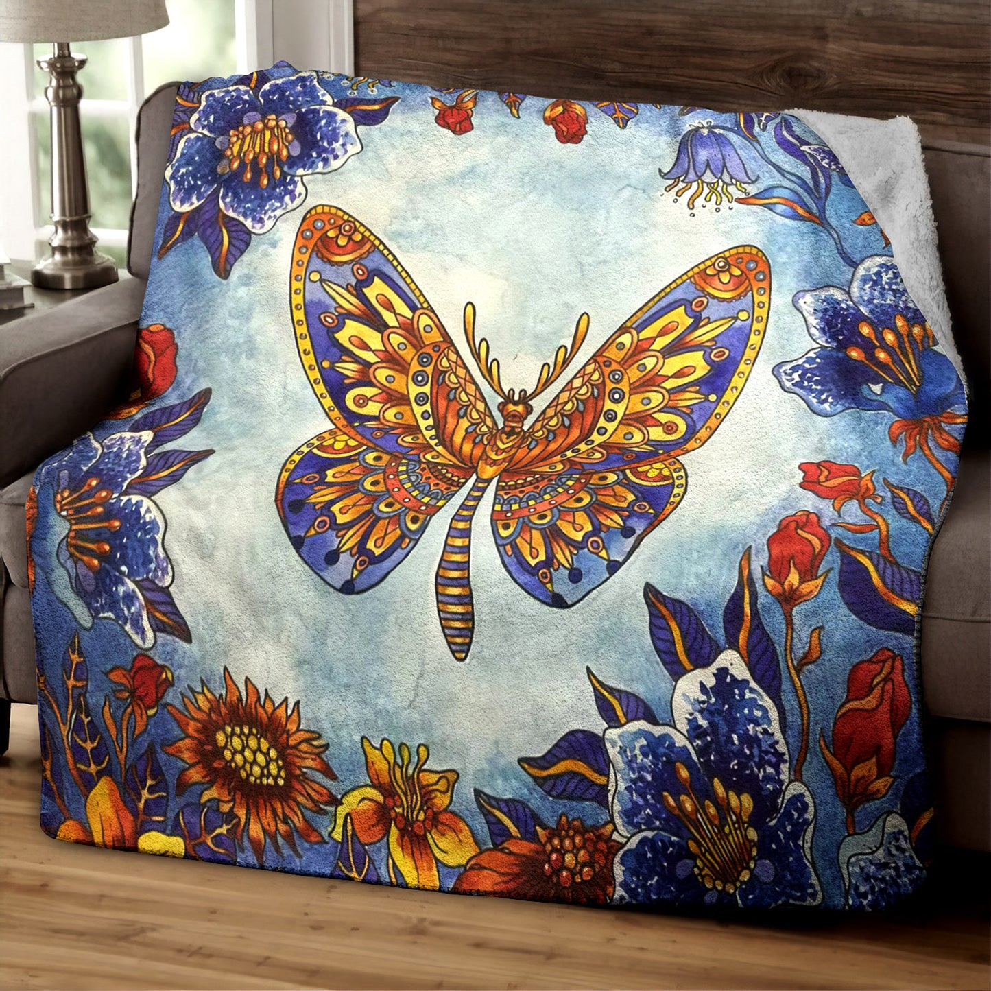 Butterfly CG050914TT Sherpa Fleece Blanket