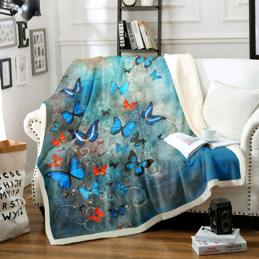 Butterfly CG1409015TT Sherpa Fleece Blanket