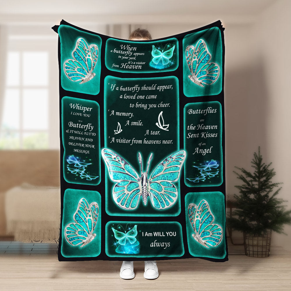 Butterfly CL260809MDF Sherpa Fleece Blanket