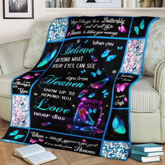 Butterfly CL270808MDF Sherpa Fleece Blanket