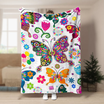 Butterfly CLA190820 Sherpa Fleece Blanket