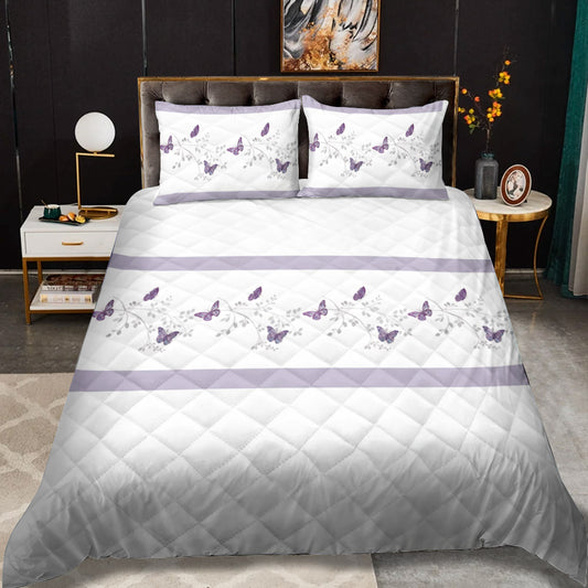 Butterfly CLM1810024B Quilt Bedding Set