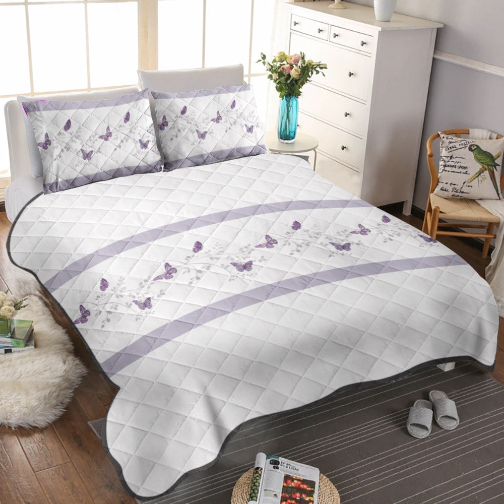 Butterfly CLM1810024B Quilt Bedding Set
